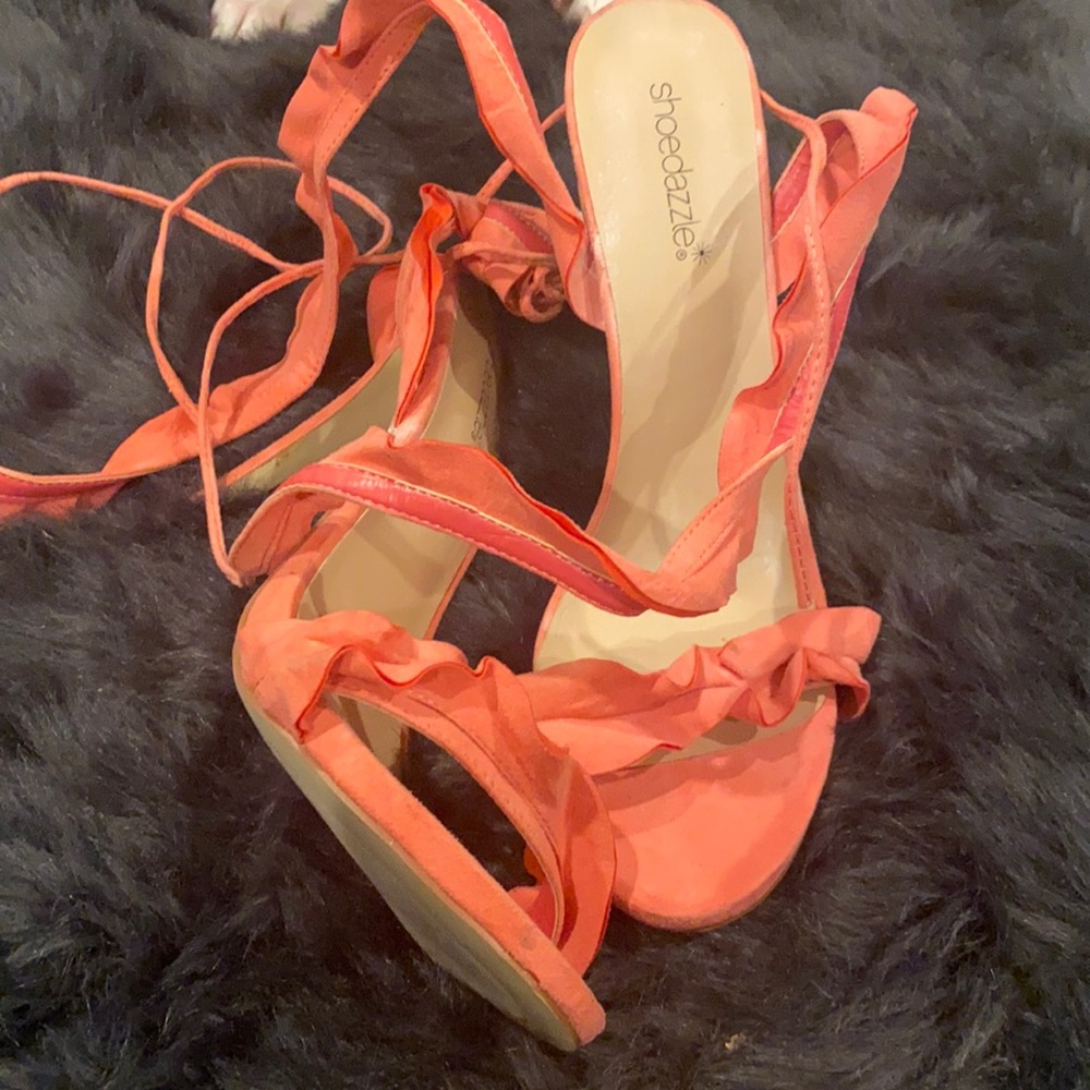 Pink Ruffled Sandal